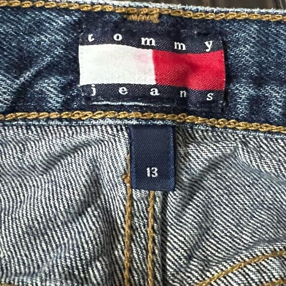 Tommy Hilfiger Ultra Wash Blue Mid Rise Hip Women’s Bootcut Jeans Sz 13/30 Y2K - Picture 12 of 12